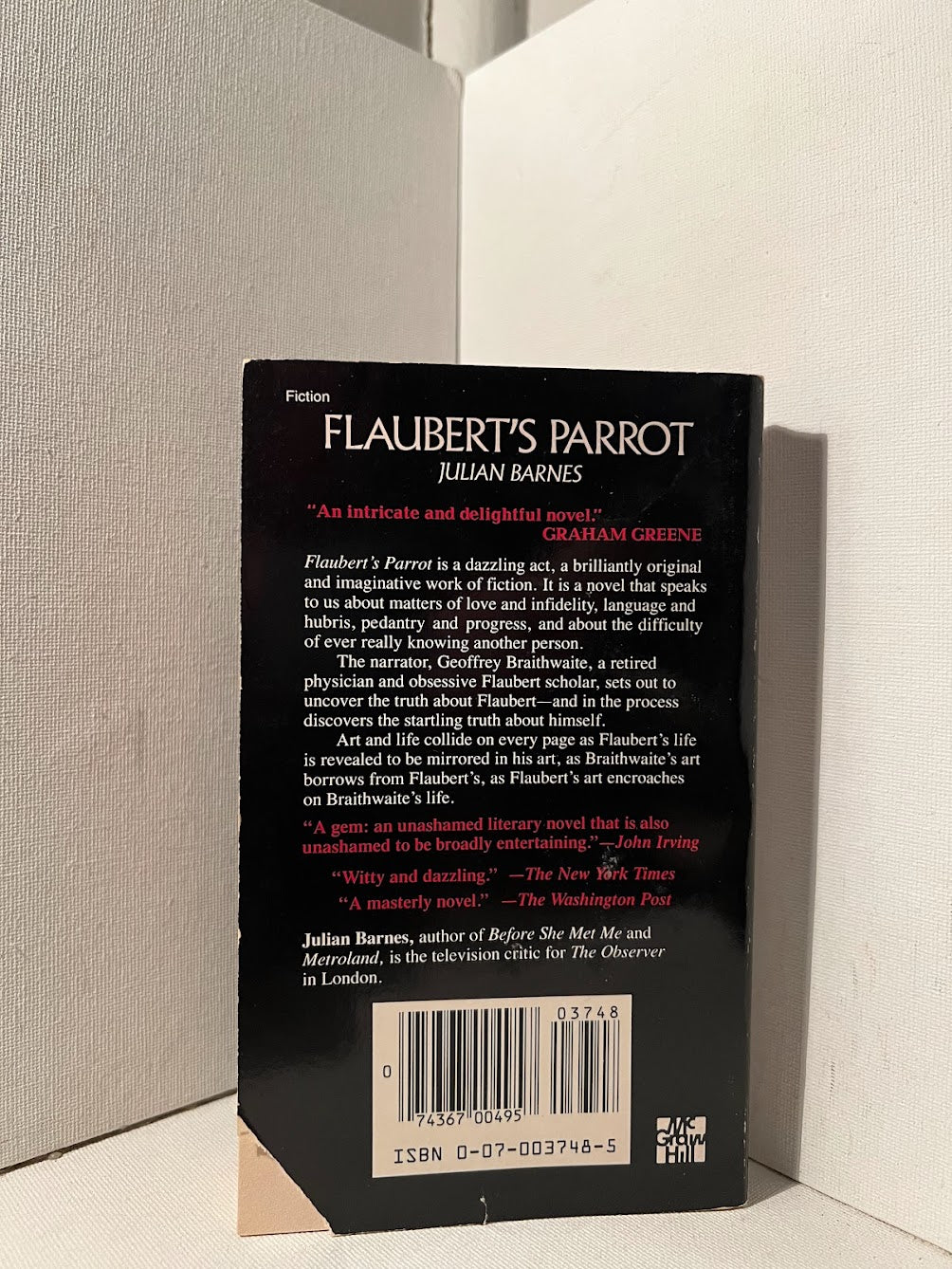 Flaubert's Parrot by Julian Barnes