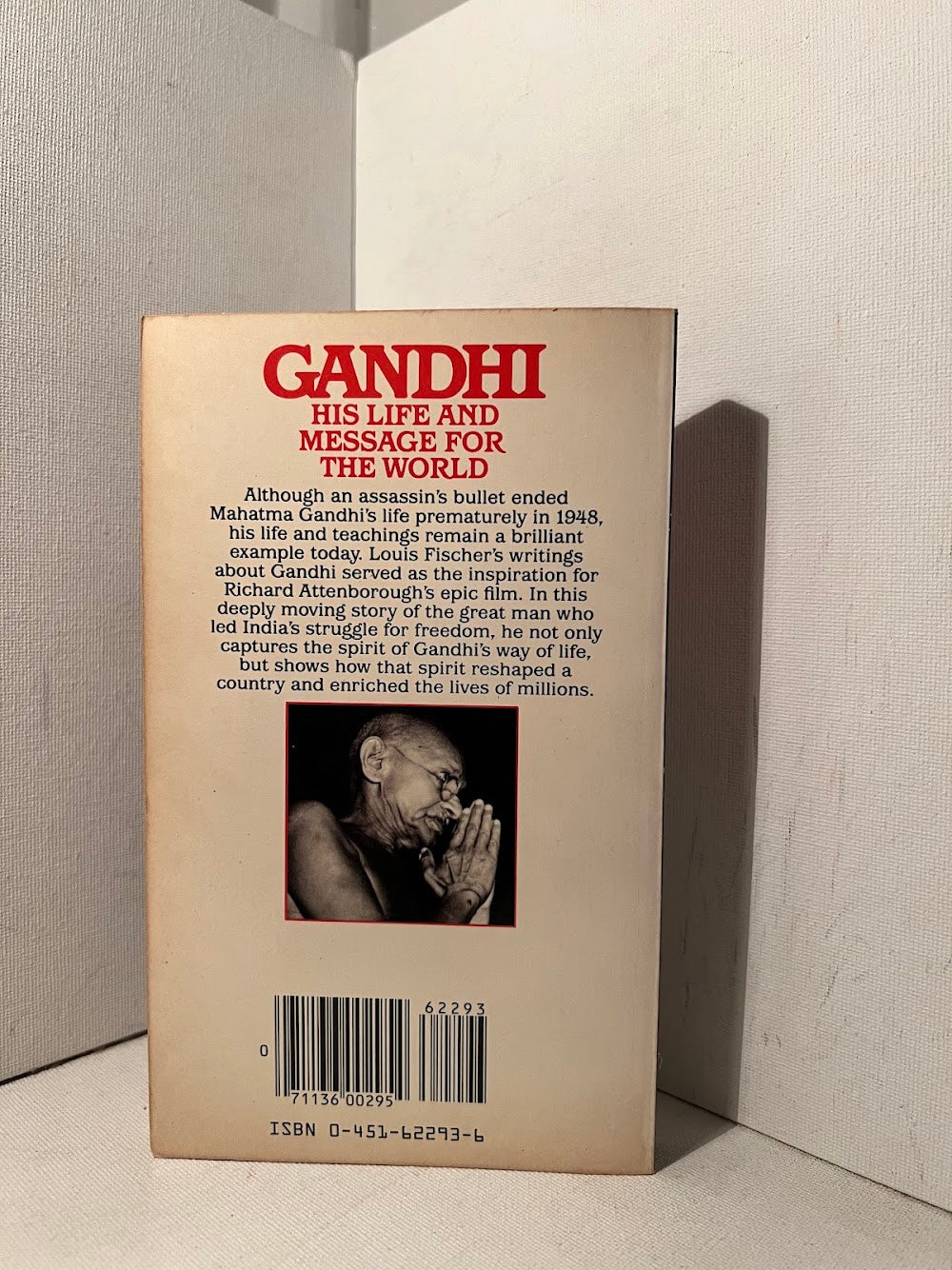 Gandhi - His Life and Message for the World by Louis Fischer