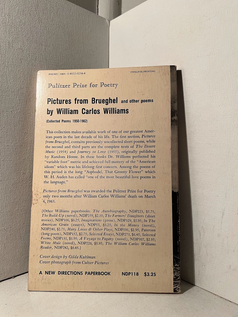 Pictures from Brueghel by William Carlos Williams