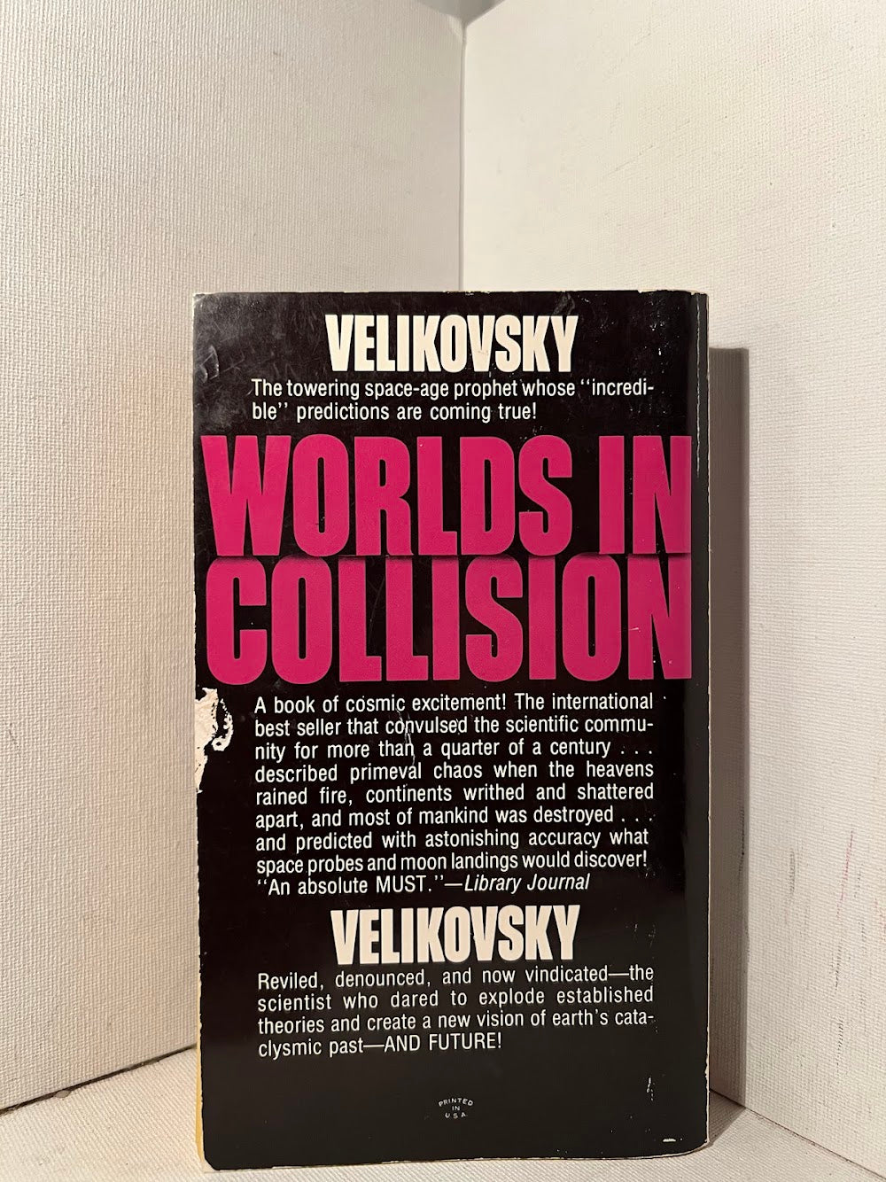 Worlds in Collision by Immanuel Velikovsky