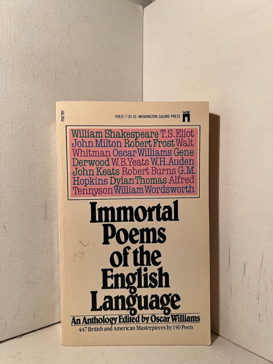 Immortal Poems of the English Language edited by Oscar Williams