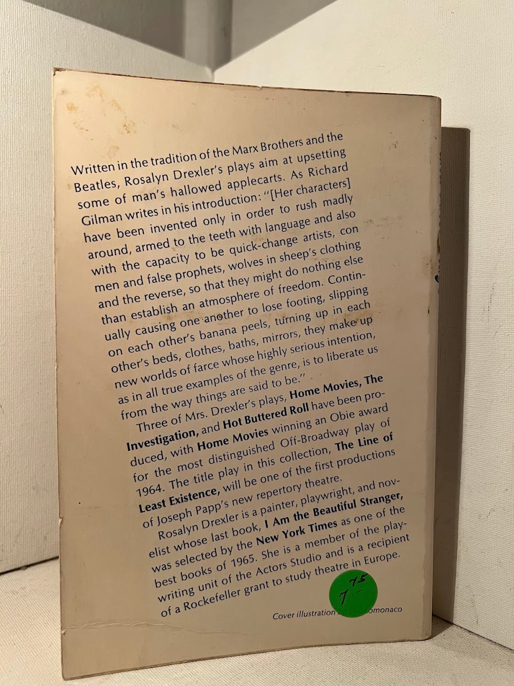 The Line of Least Existence and Other Plays by Rosalyn Drexler