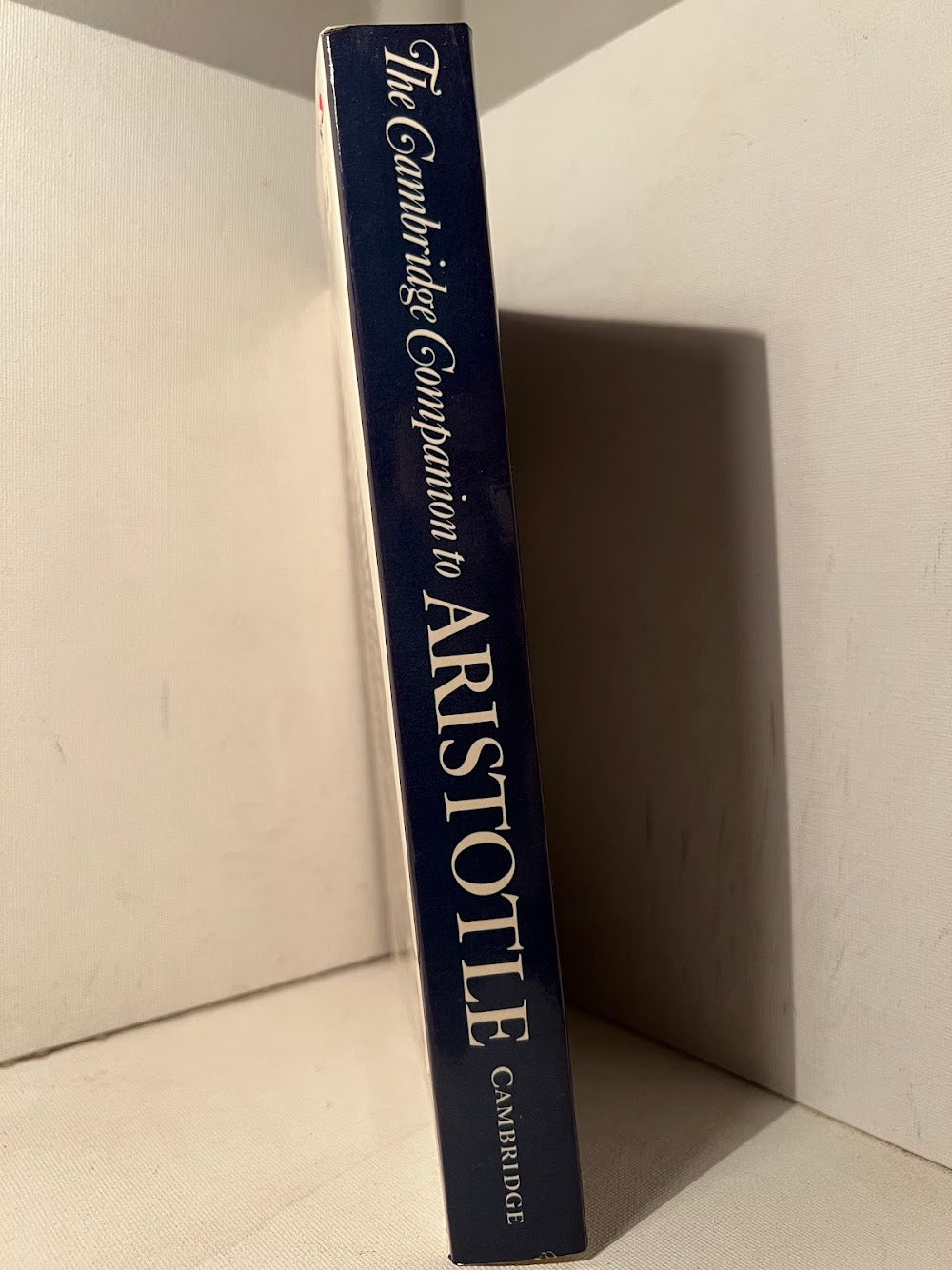 The Cambridge Companion to Aristotle edited by Jonathan Barnes