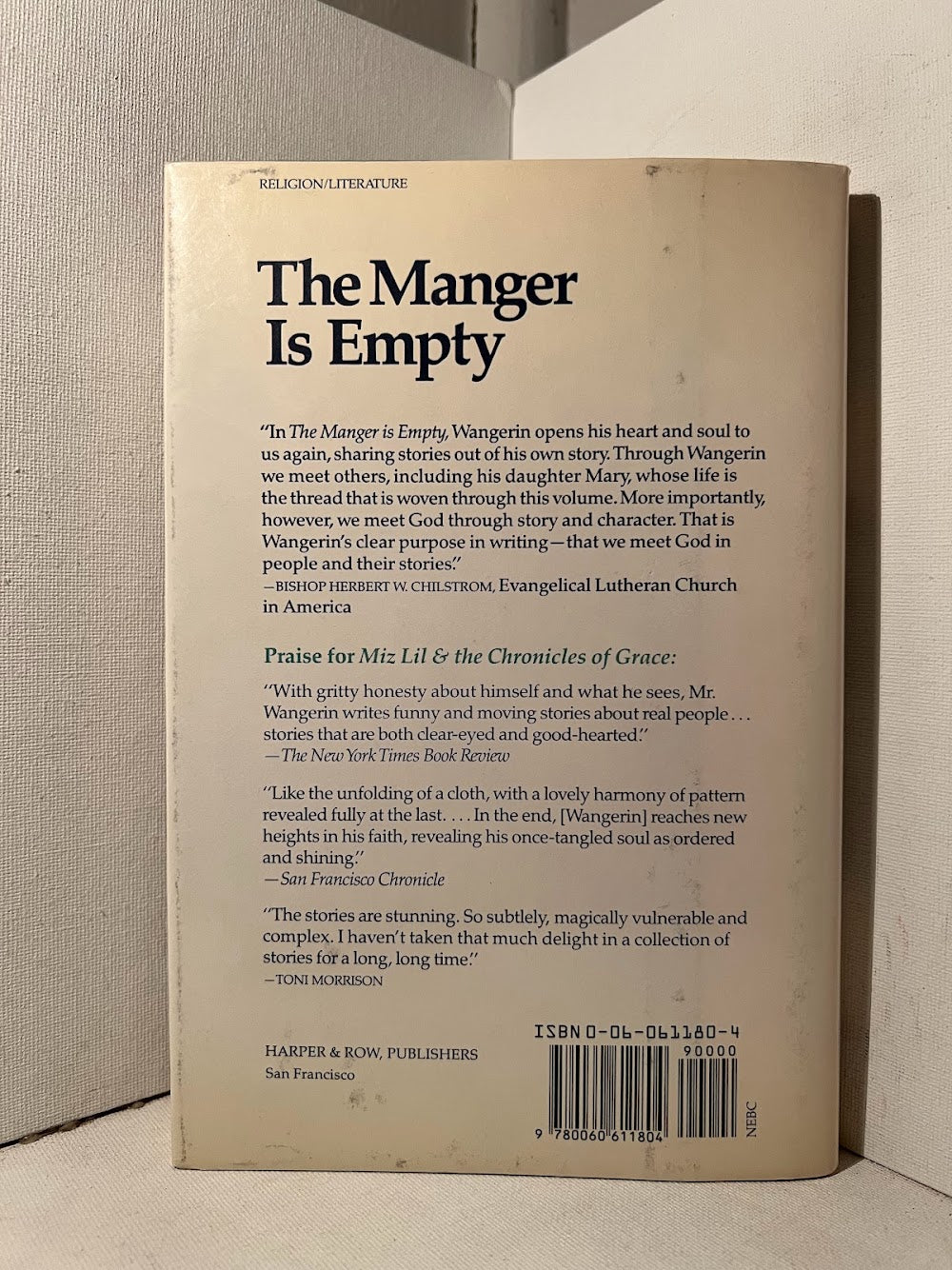 The Manger is Empty by Walter Mangerin Jr.