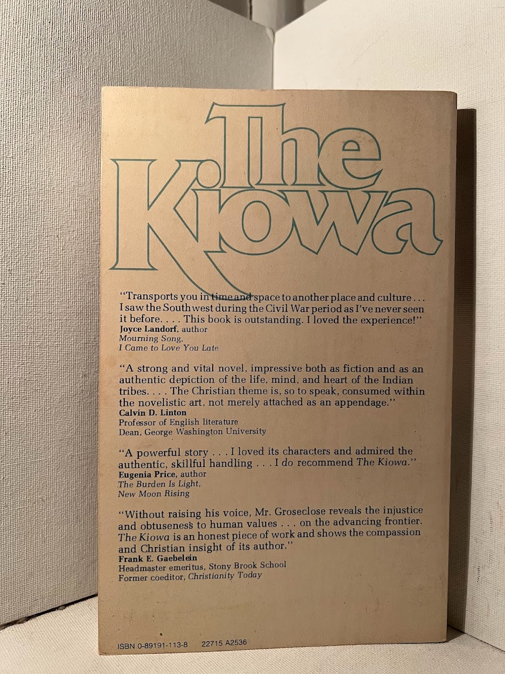 The Kiowa by Elgin Groseclose