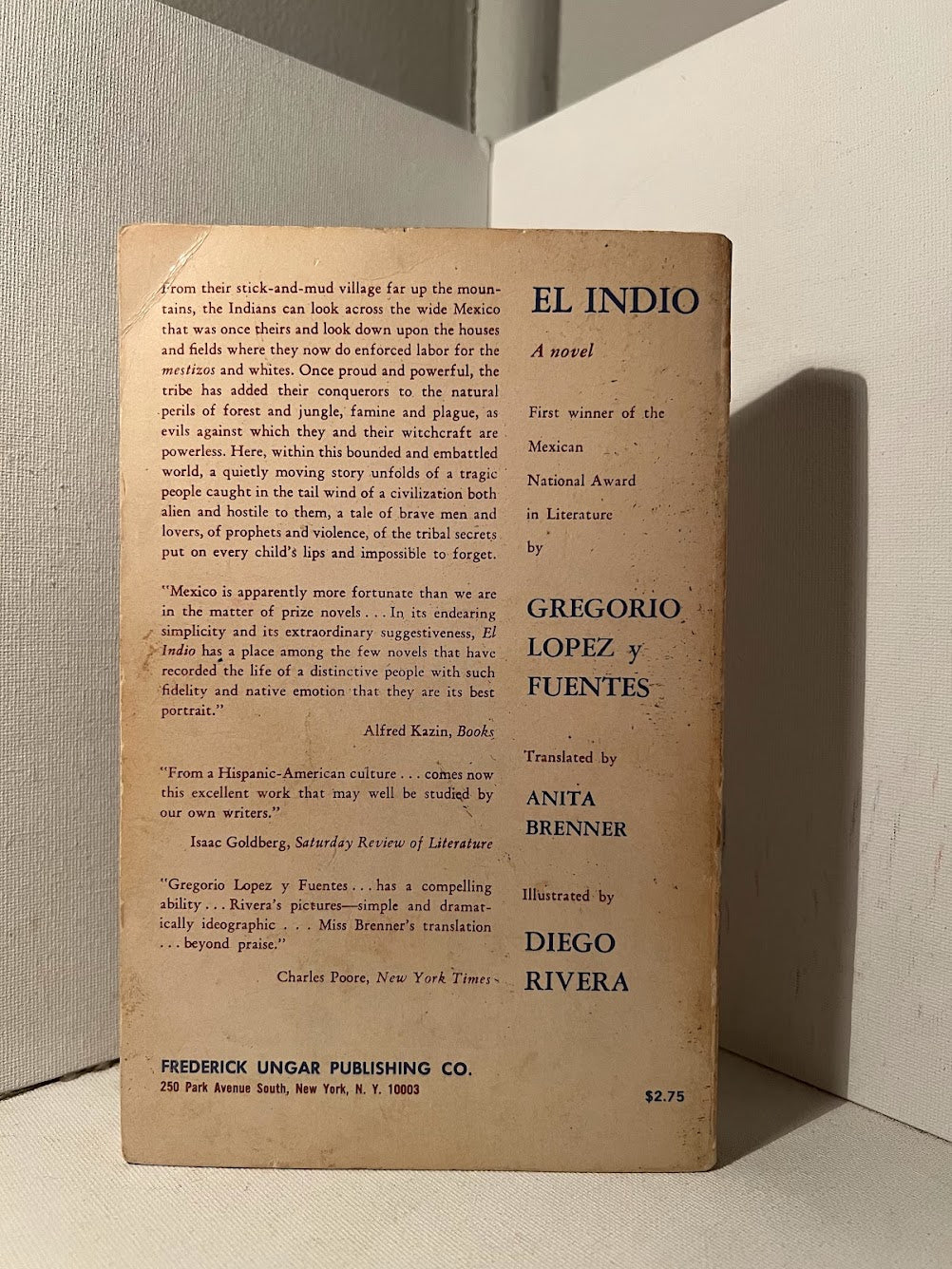 El Indio by Gregorio Lopez y Fuentes