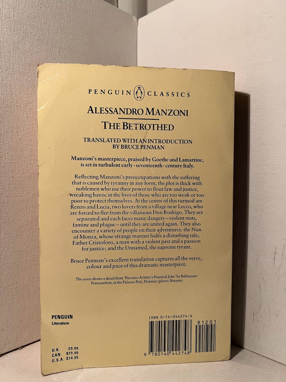 The Betrothed by Alessandro Manzoni