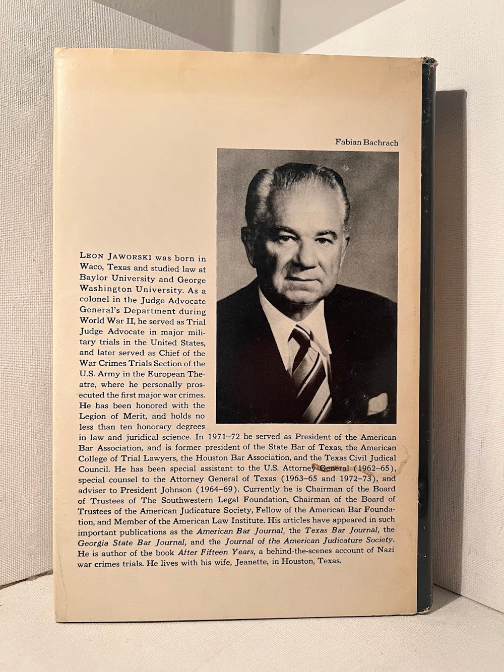 The Right and the Power - The Prosecution of Watergate by Leon Jaworski