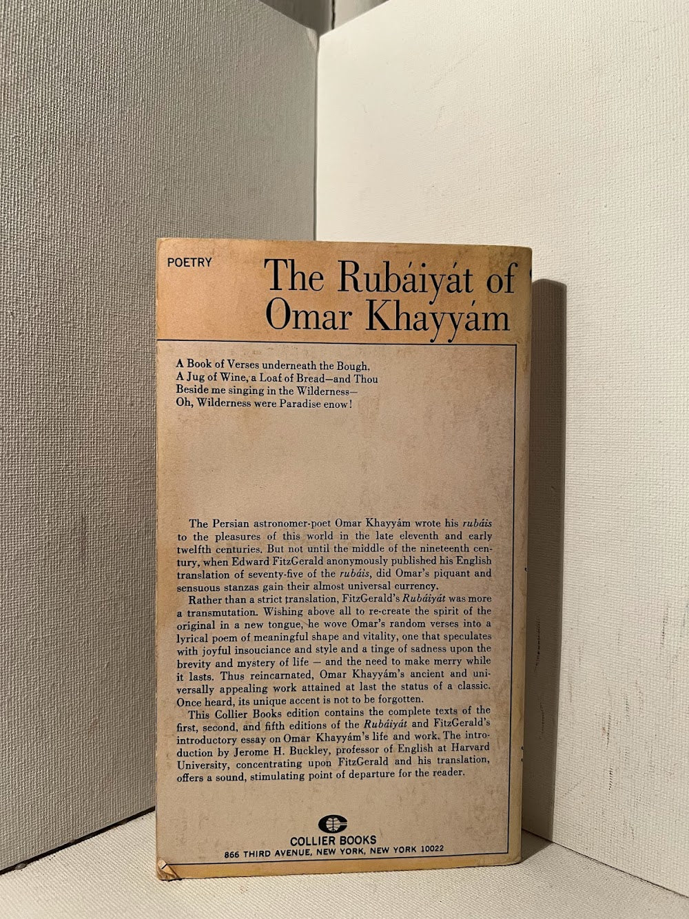 The Rubaiyat of Omar Khayyam