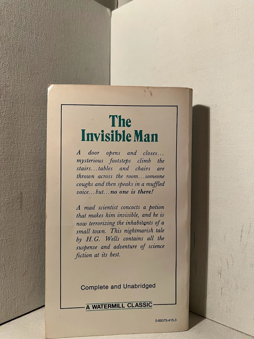 The Invisible Man by H.G. Wells