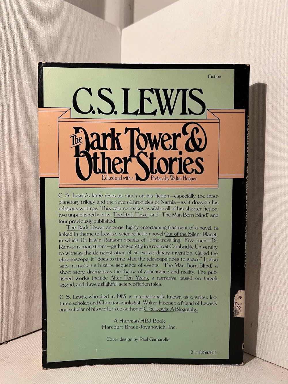 The Dark Tower and Other Stories by C.S. Lewis