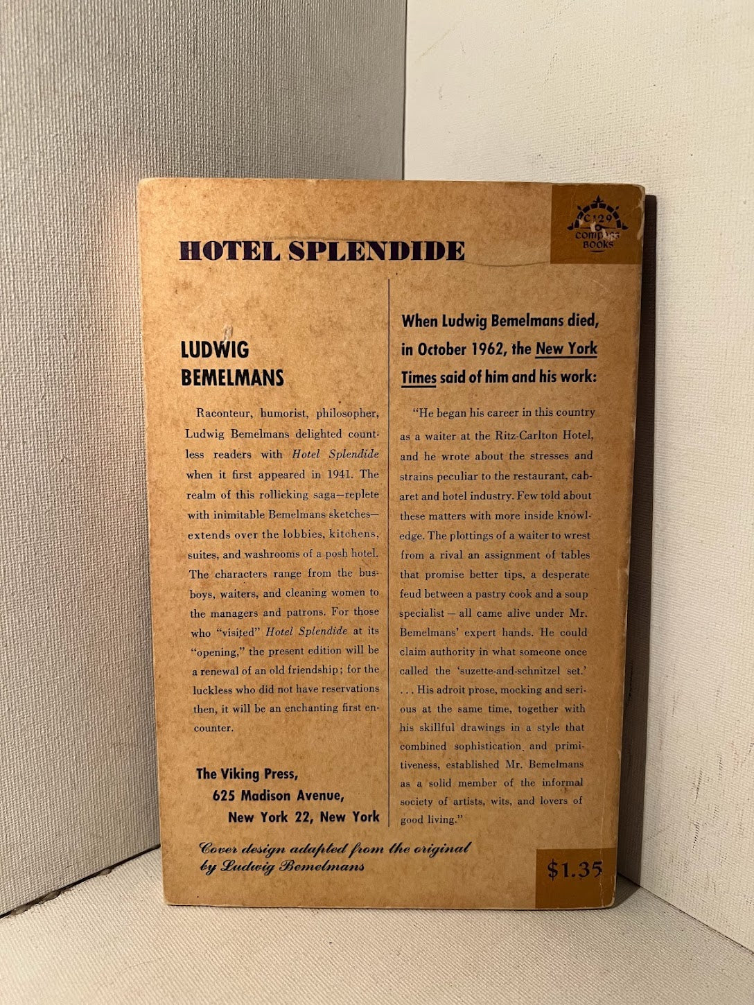 Hotel Splendide by Ludwig Bemelmans