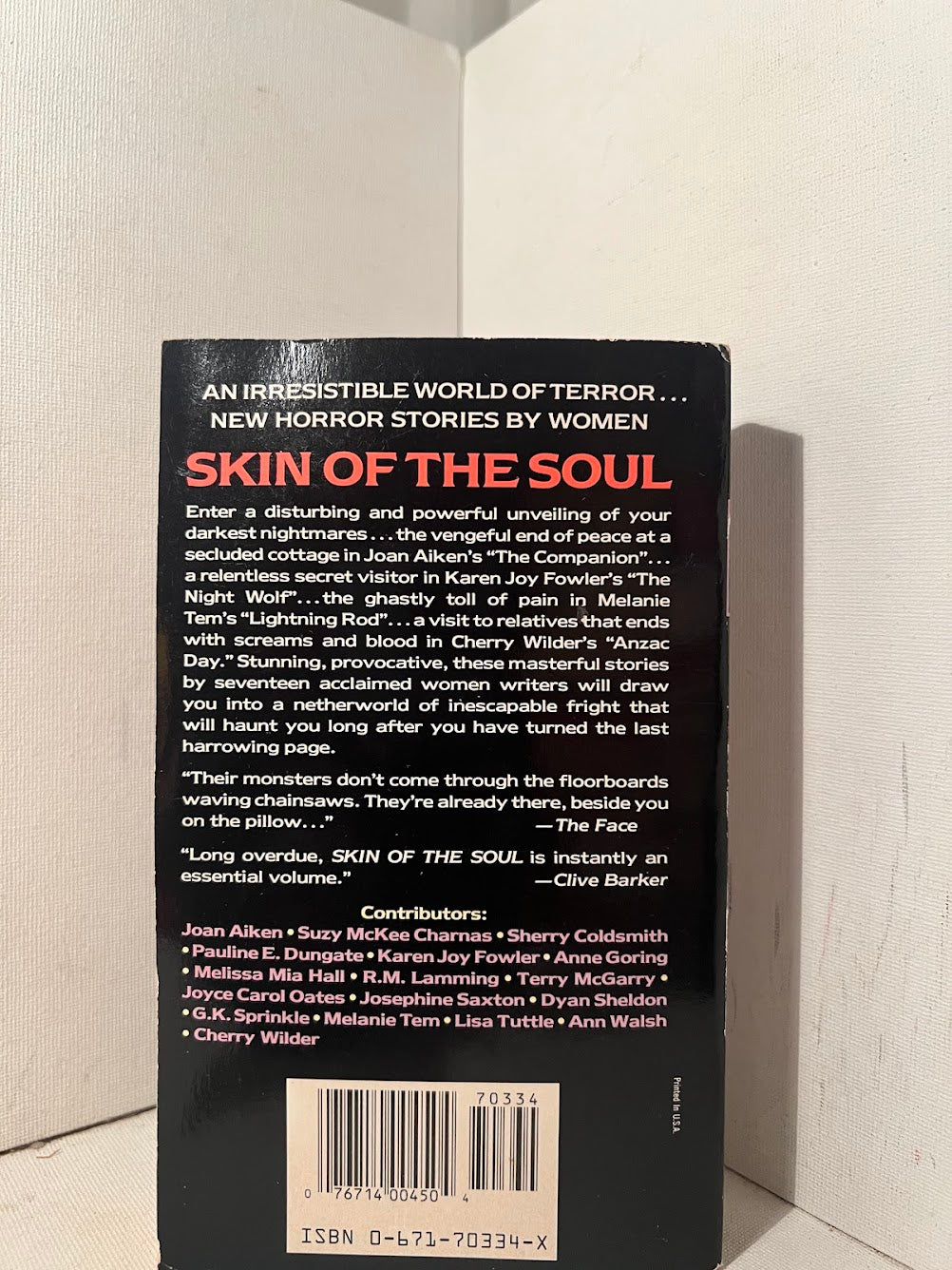 Skin of the Soul edited by Lisa Tuttle