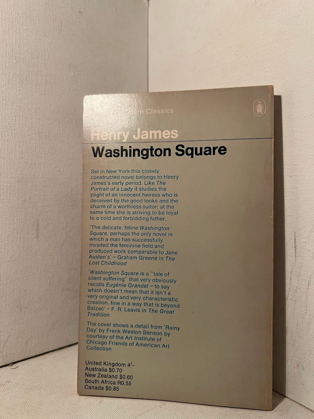 Washington Square by Henry James