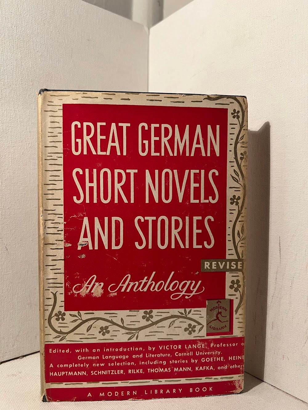 Great German Short Novels and Stories edited by Victor Lange