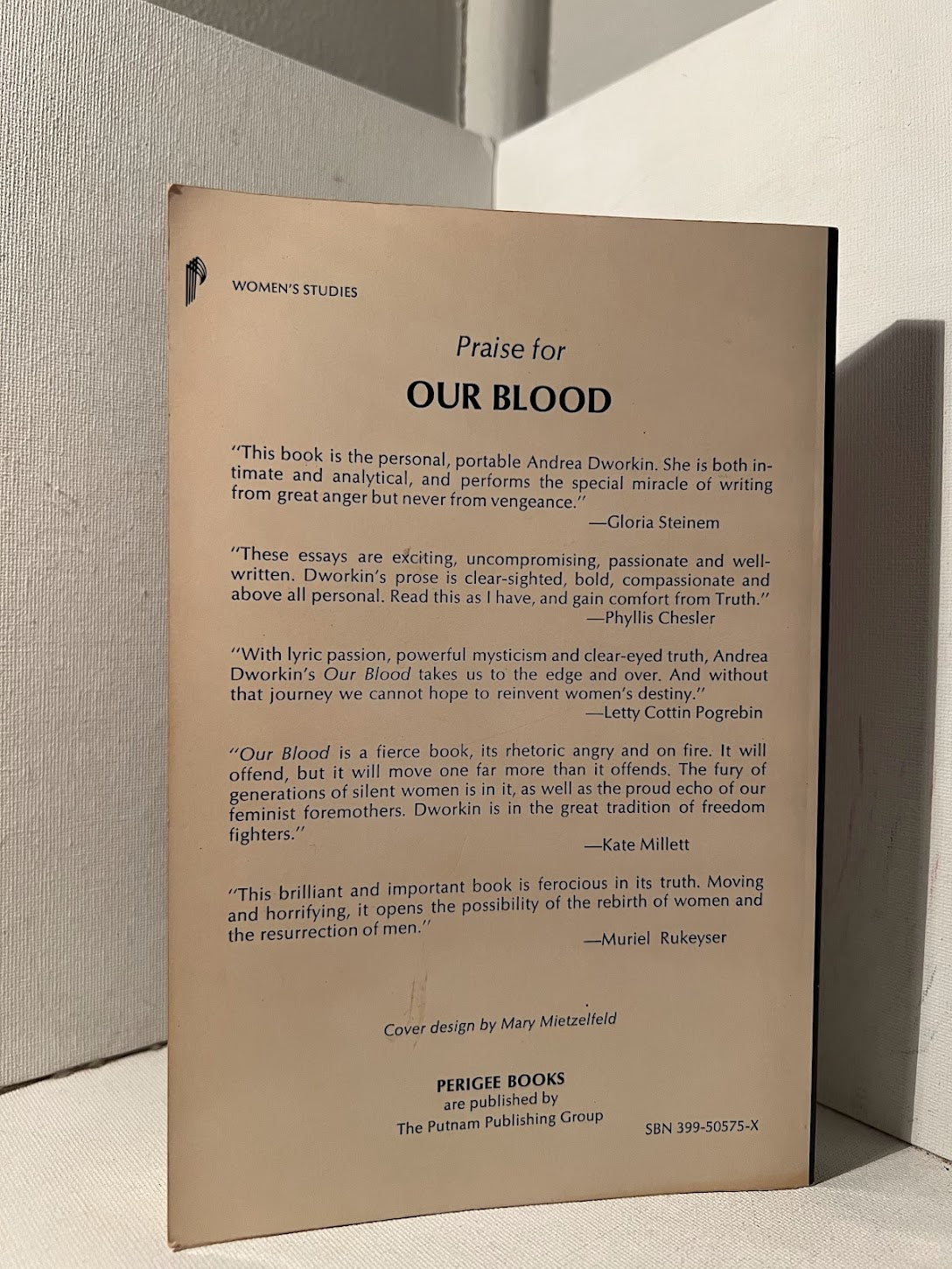 Our Blood by Andrea Dworkin