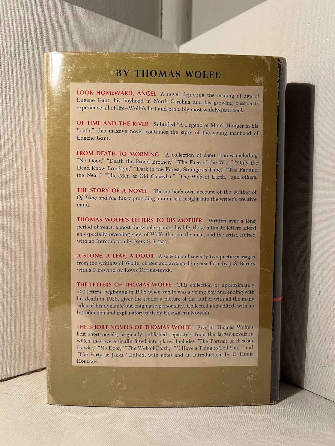 The Thomas Wolfe Reader