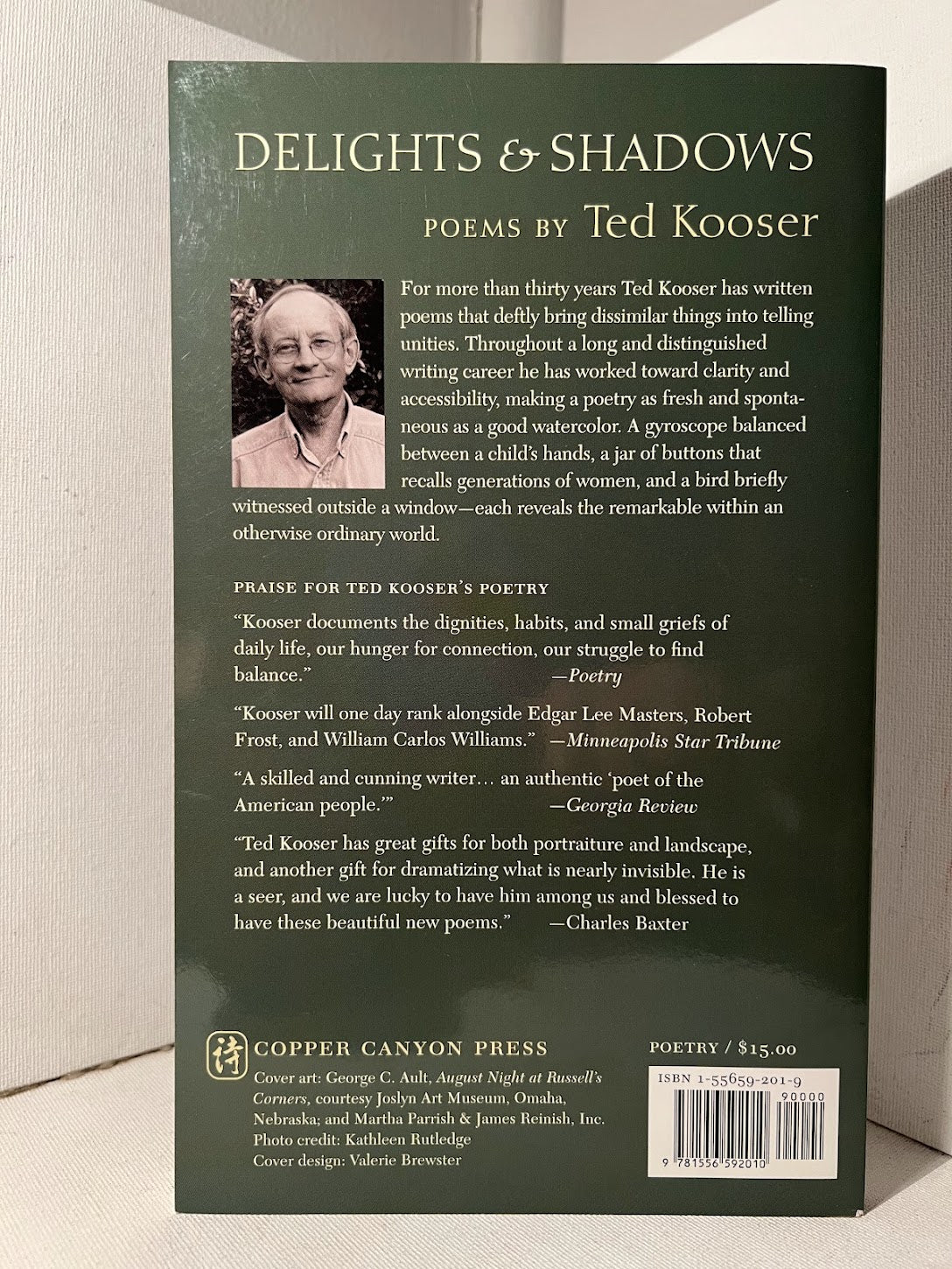 [Signed] Delights & Shadows by Ted Kooser