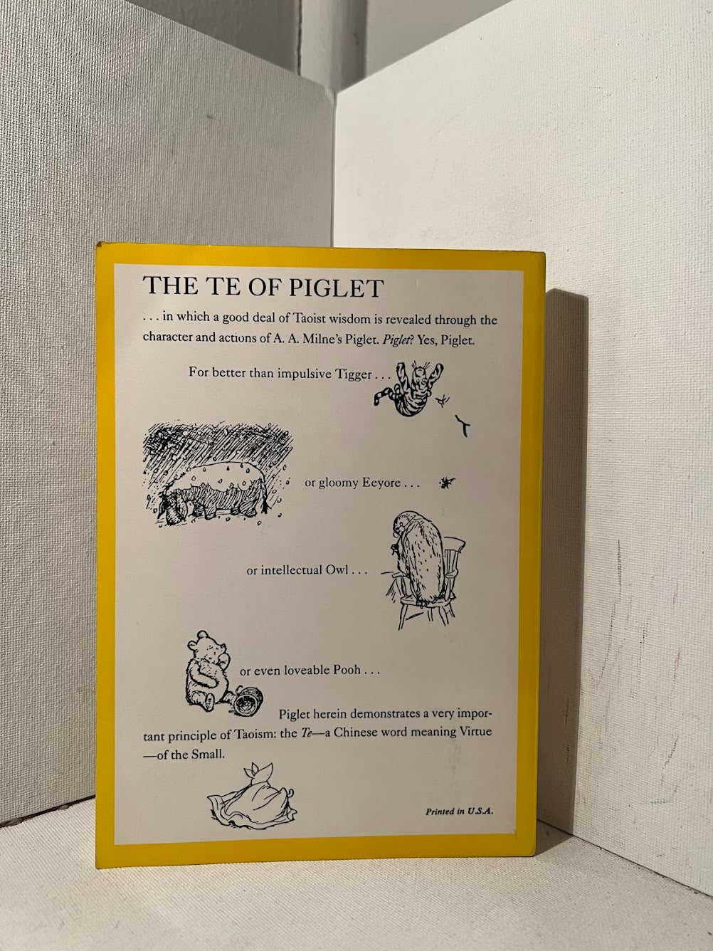 The Te of Piglet by Benjamin Hoff