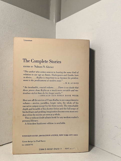 The Complete Stories by Franz Kafka