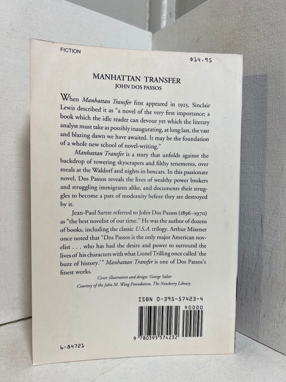 Manhattan Transfer by John Dos Passos