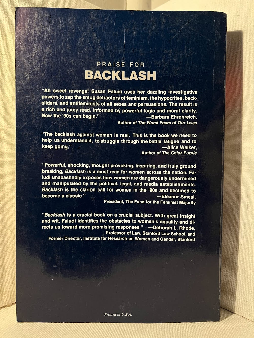 Backlash: The Undeclared War Against American Women by Susan Faludi