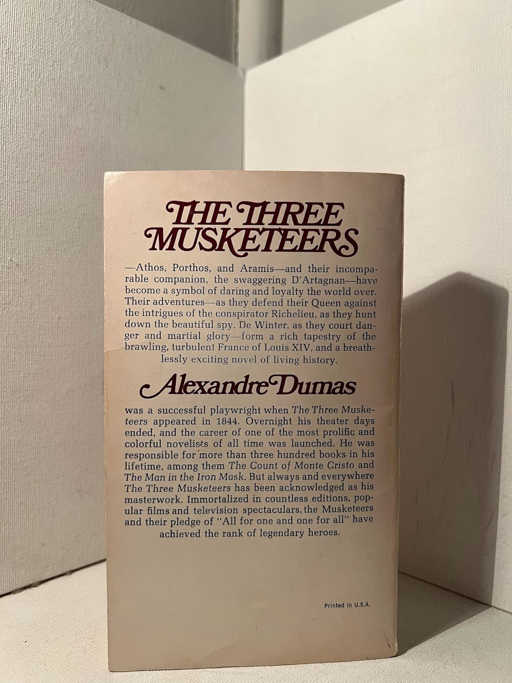 The Three Musketeers by Alexandre Dumas