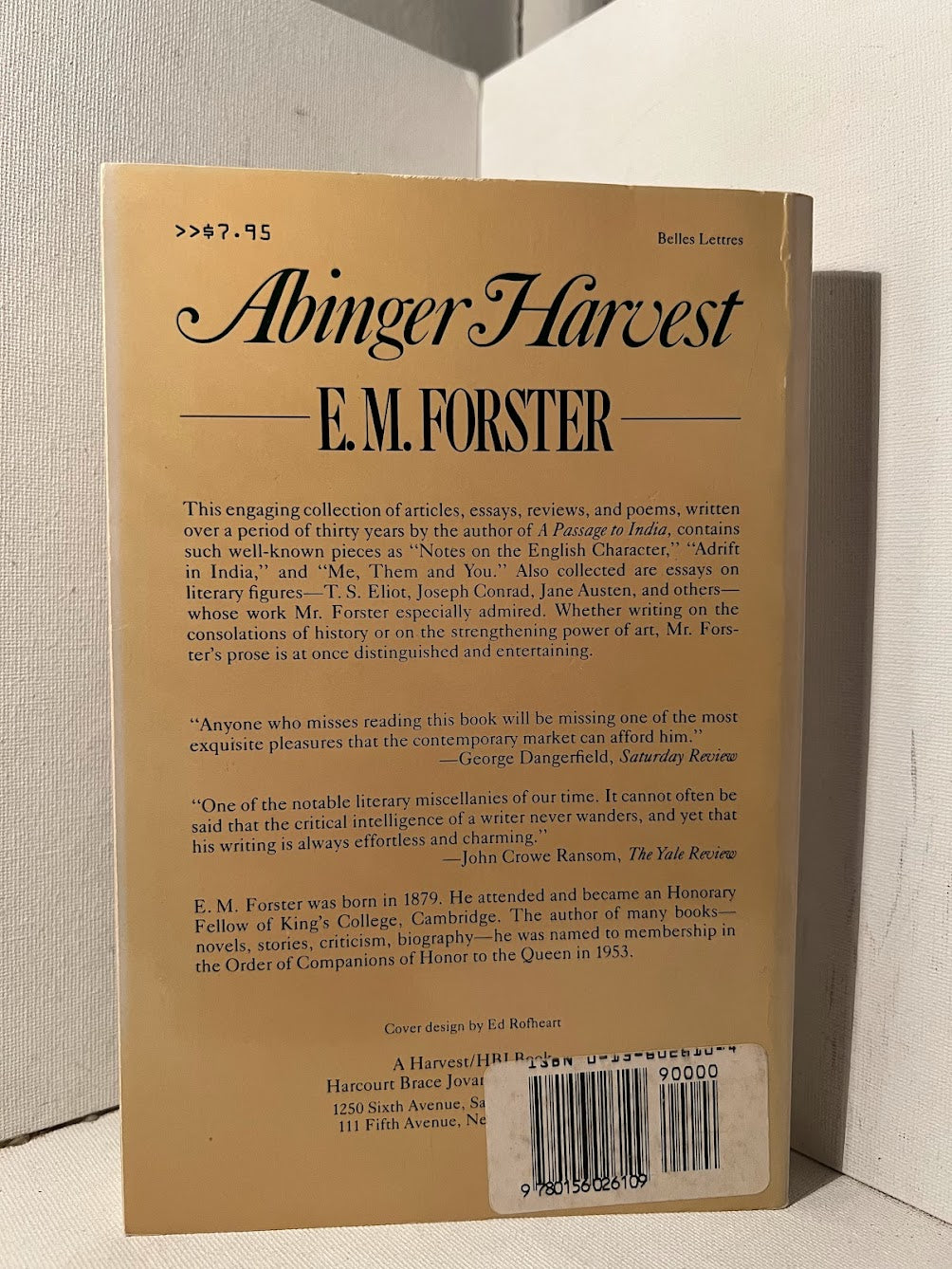 Abinger Harvest by E.M. Forster