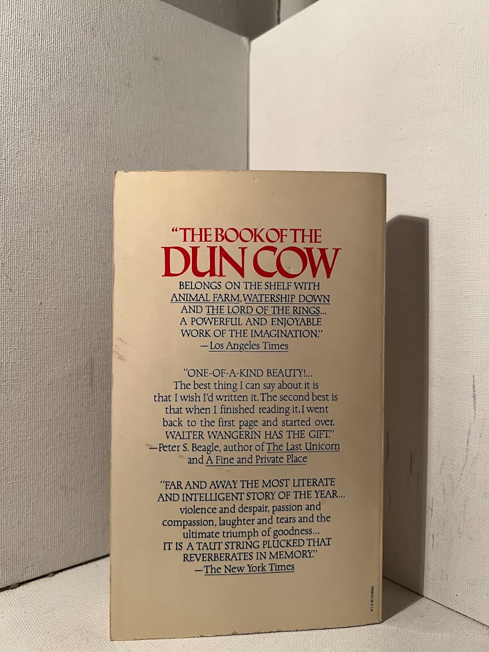 The Book of the Dun Cow by Walter Wangerin