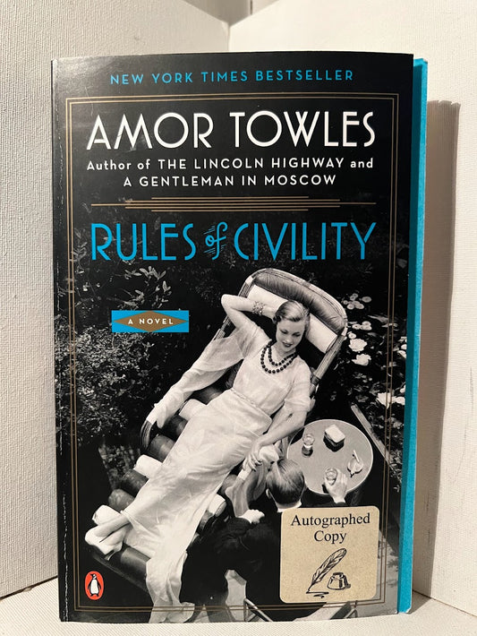[Signed] Rules of Civility by Amor Towles