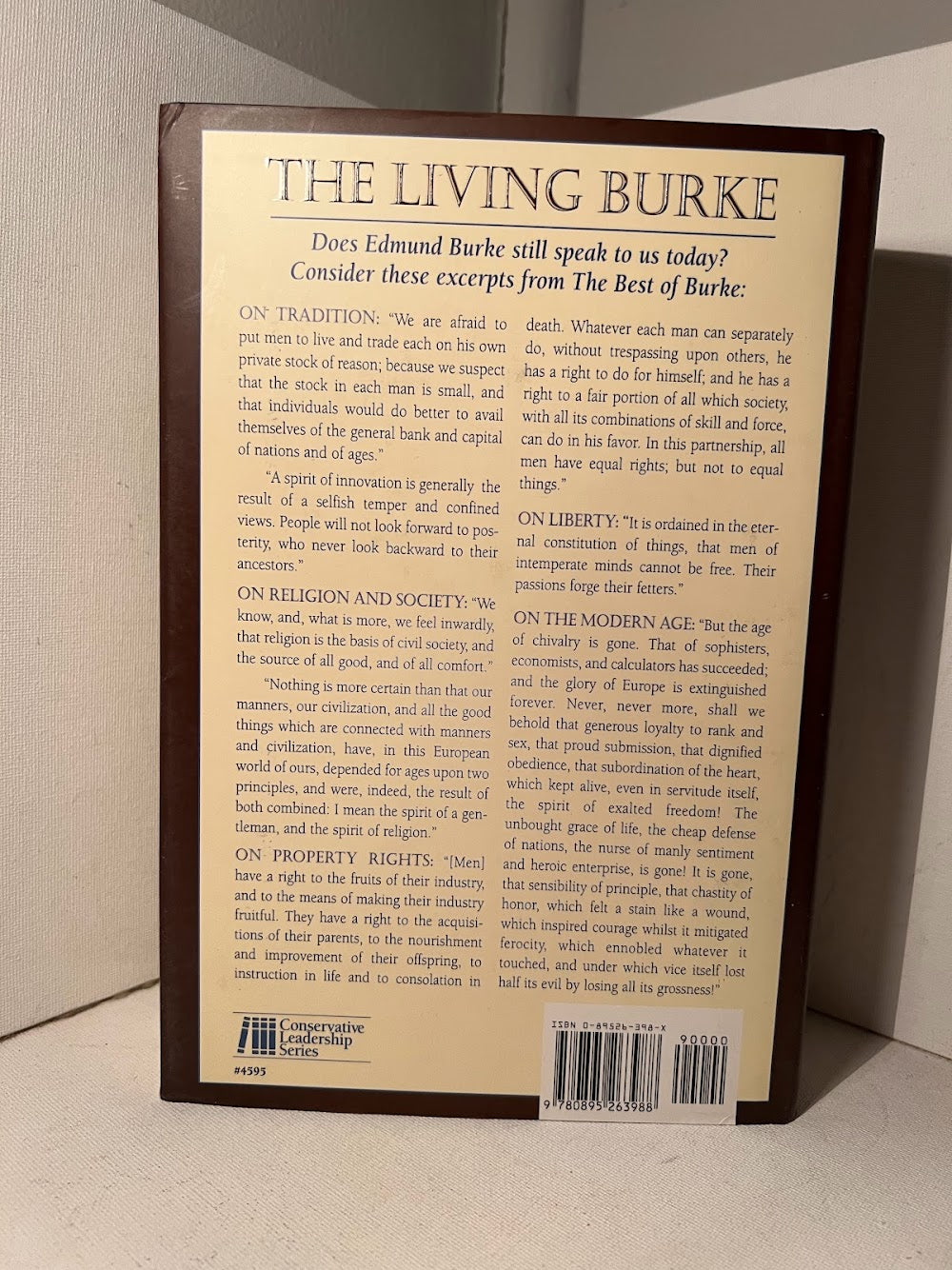 The Best of Burke & The Theory of Moral Sentiments by Adam Smith