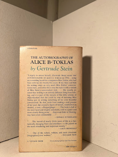 The Autobiography of Alice B. Toklas by Gertrude Stein