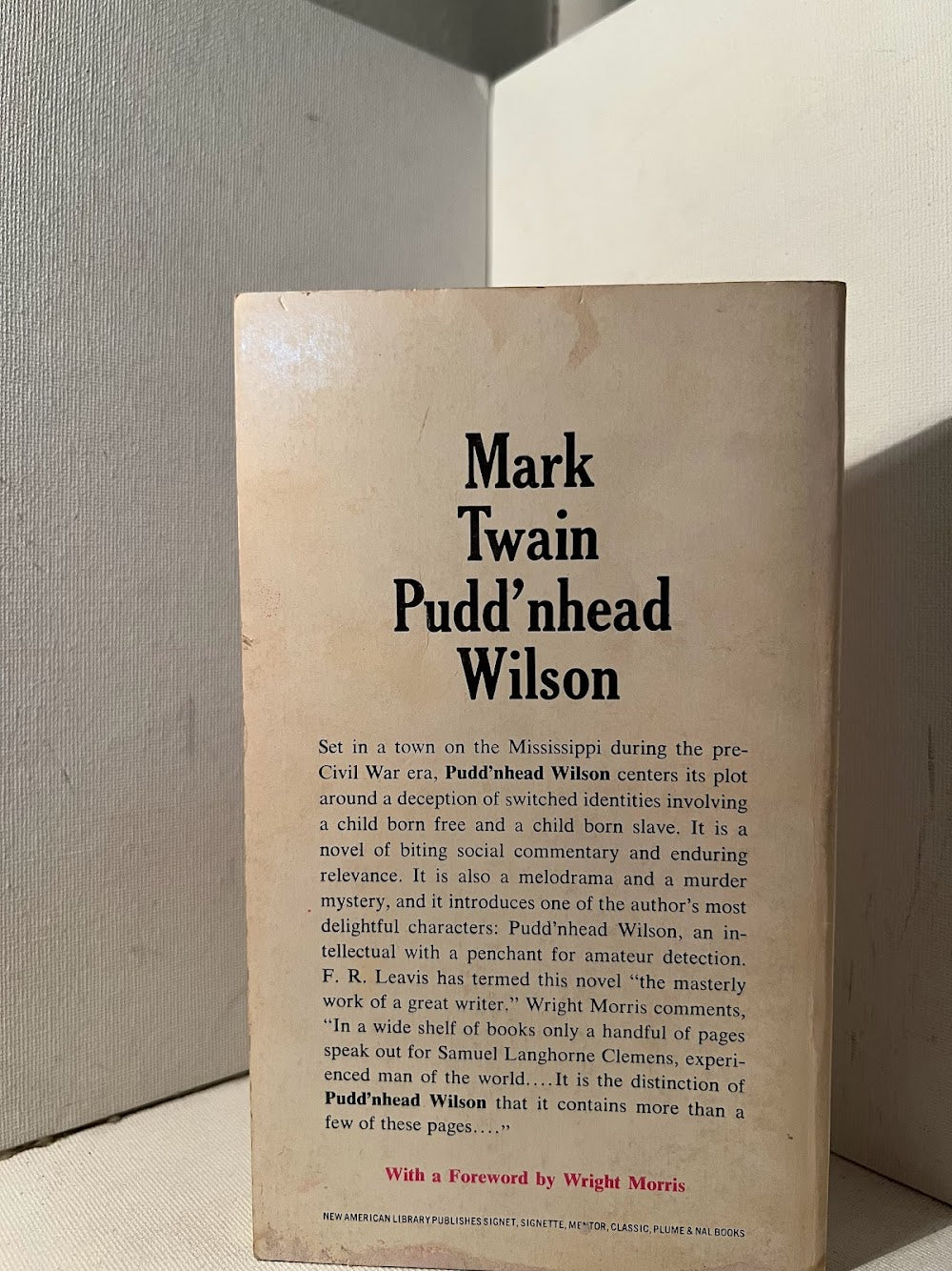 Pudd'nhead Wilson by Mark Twain