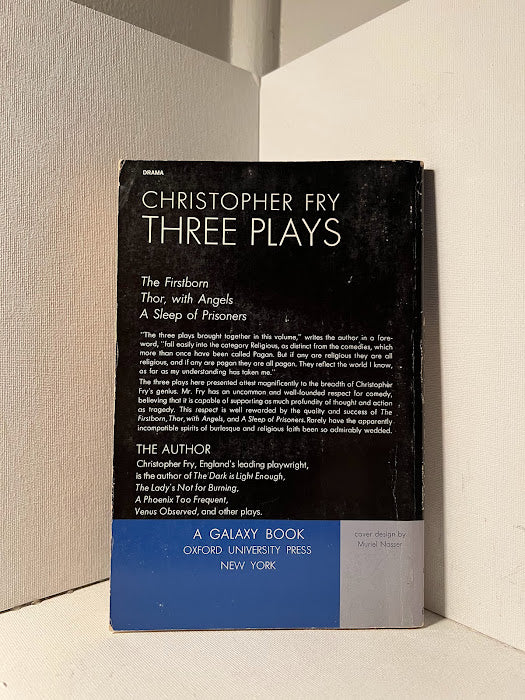 Three Plays by Christopher Fry