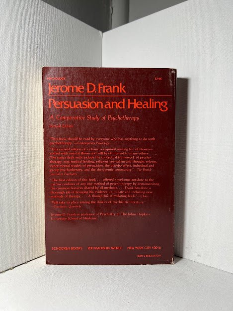 Persuasion and Healing by Jerome D. Frank