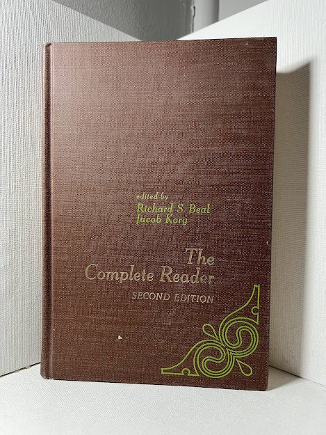 The Complete Reader edited by Richard S. Beal and Jacob Korg